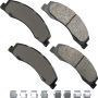 Akebono SDF1328 Akebono Severe Duty Ultra Premium Ceramic Disc Brake Pad Kit