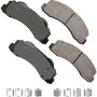 Akebono SDF1414 Akebono Severe Duty Ultra Premium Ceramic Disc Brake Pad Kit