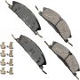 Akebono SDF1611A Akebono Severe Duty Ultra Premium Ceramic Disc Brake Pad Kit