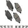 Akebono SDF1612 Akebono Severe Duty Ultra Premium Ceramic Disc Brake Pad Kit