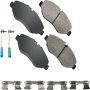 Akebono SDF1693 Akebono Severe Duty Ultra Premium Ceramic Disc Brake Pad Kit