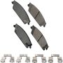 Akebono SDF1707 Akebono Severe Duty Ultra Premium Ceramic Disc Brake Pad Kit