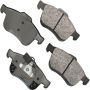 Akebono SDF1721 Akebono Severe Duty Ultra Premium Ceramic Disc Brake Pad Kit