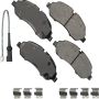 Akebono SDF1774A Akebono Severe Duty Ultra Premium Ceramic Disc Brake Pad Kit