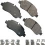 Akebono SDF1775 Akebono Severe Duty Ultra Premium Ceramic Disc Brake Pad Kit