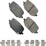Akebono SDF2231 Akebono Severe Duty Ultra Premium Ceramic Disc Brake Pad Kit