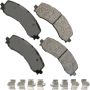 Akebono SDF2382 Akebono Severe Duty Ultra Premium Ceramic Disc Brake Pad Kit