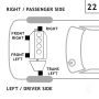 ANCHOR MOUNTS 2901 TORQUE STRUT FRONT LEFT,FRONT RIGHT