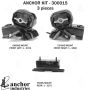 ANCHOR MOUNTS 300015 ENGINE MNT KIT