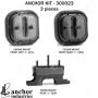 ANCHOR MOUNTS 300023 ENGINE MNT KIT
