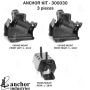ANCHOR MOUNTS 300030 ENGINE MNT KIT
