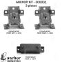 ANCHOR MOUNTS 300031 ENGINE MNT KIT