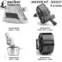 ANCHOR MOUNTS 300037 ENGINE MNT KIT