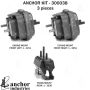 ANCHOR MOUNTS 300038 ENGINE MNT KIT
