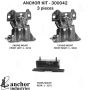 ANCHOR MOUNTS 300042 ENGINE MNT KIT