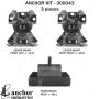 ANCHOR MOUNTS 300043 ENGINE MNT KIT