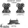ANCHOR MOUNTS 300047 ENGINE MNT KIT