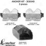 ANCHOR MOUNTS 300049 ENGINE MNT KIT