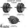 ANCHOR MOUNTS 300055 ENGINE MNT KIT