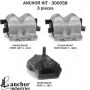 ANCHOR MOUNTS 300058 ENGINE MNT KIT