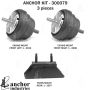 ANCHOR MOUNTS 300079 ENGINE MNT KIT