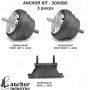 ANCHOR MOUNTS 300080 ENGINE MNT KIT