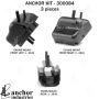 ANCHOR MOUNTS 300084 ENGINE MNT KIT