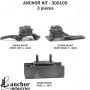 ANCHOR MOUNTS 300105 ENGINE MNT KIT