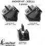 ANCHOR MOUNTS 300111 ENGINE MNT KIT
