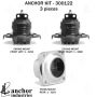 ANCHOR MOUNTS 300122 ENGINE MNT KIT