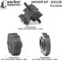 ANCHOR MOUNTS 300126 ENGINE MNT KIT
