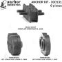 ANCHOR MOUNTS 300131 ENGINE MNT KIT