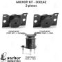 ANCHOR MOUNTS 300142 ENGINE MNT KIT