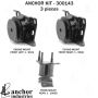 ANCHOR MOUNTS 300143 ENGINE MNT KIT