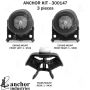 ANCHOR MOUNTS 300147 ENGINE MNT KIT