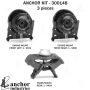 ANCHOR MOUNTS 300148 ENGINE MNT KIT