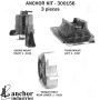 ANCHOR MOUNTS 300156 ENGINE MNT KIT