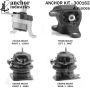 ANCHOR MOUNTS 300162 ENGINE MNT KIT