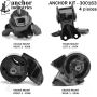 ANCHOR MOUNTS 300163 ENGINE MNT KIT