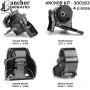 ANCHOR MOUNTS 300163 ENGINE MNT KIT