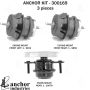 ANCHOR MOUNTS 300169 ENGINE MNT KIT