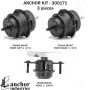 ANCHOR MOUNTS 300171 ENGINE MNT KIT