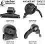ANCHOR MOUNTS 300172 ENGINE MNT KIT