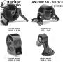 ANCHOR MOUNTS 300173 ENGINE MNT KIT