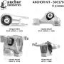 ANCHOR MOUNTS 300176 ENGINE MNT KIT