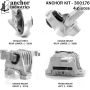 ANCHOR MOUNTS 300176 ENGINE MNT KIT