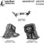ANCHOR MOUNTS 300178 ENGINE MNT KIT
