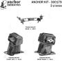 ANCHOR MOUNTS 300179 ENGINE MNT KIT