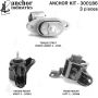 ANCHOR MOUNTS 300186 ENGINE MNT KIT