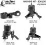 ANCHOR MOUNTS 300195 ENGINE MNT KIT